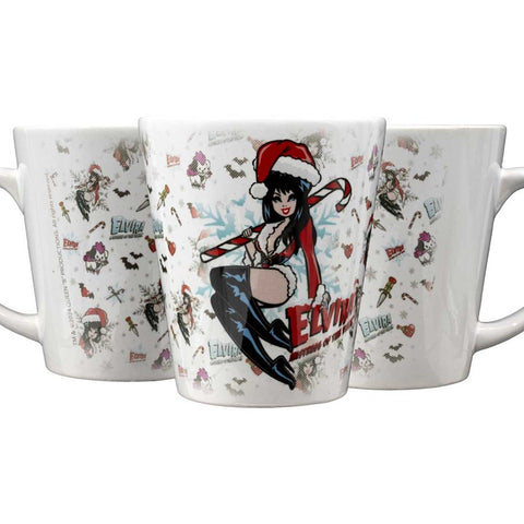 Elvira Viva Candy Cane Latte Mug