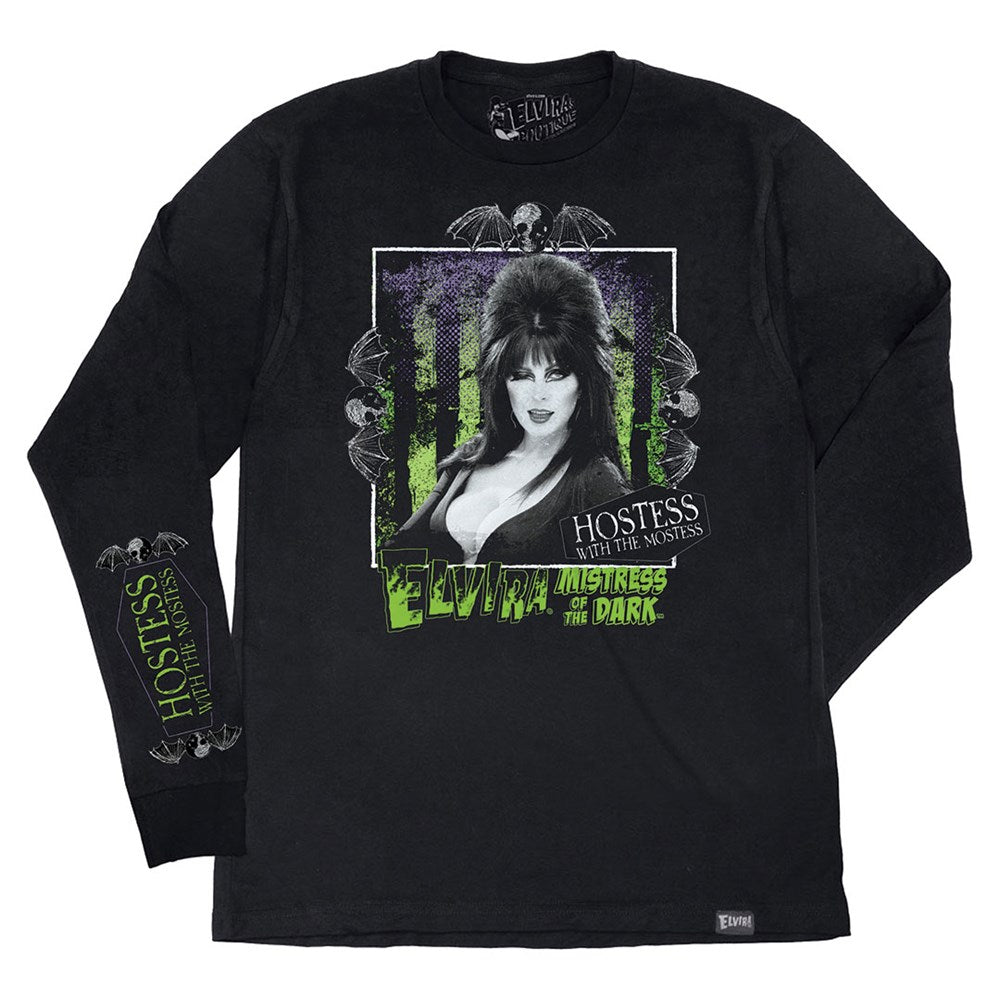 Elvira Beetle Portrait Mens Long Sleeve T-shirt