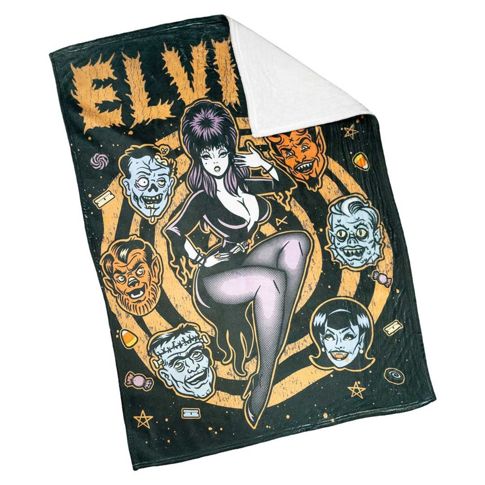 Elvira Ghouls Gone Wild Blanket