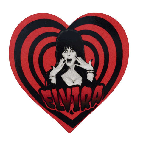Elvira Hypno Heart Red Heart Magnet