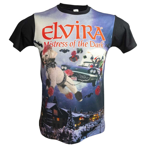 Elvira Gonk Sleigh Mens Sub T-shirt