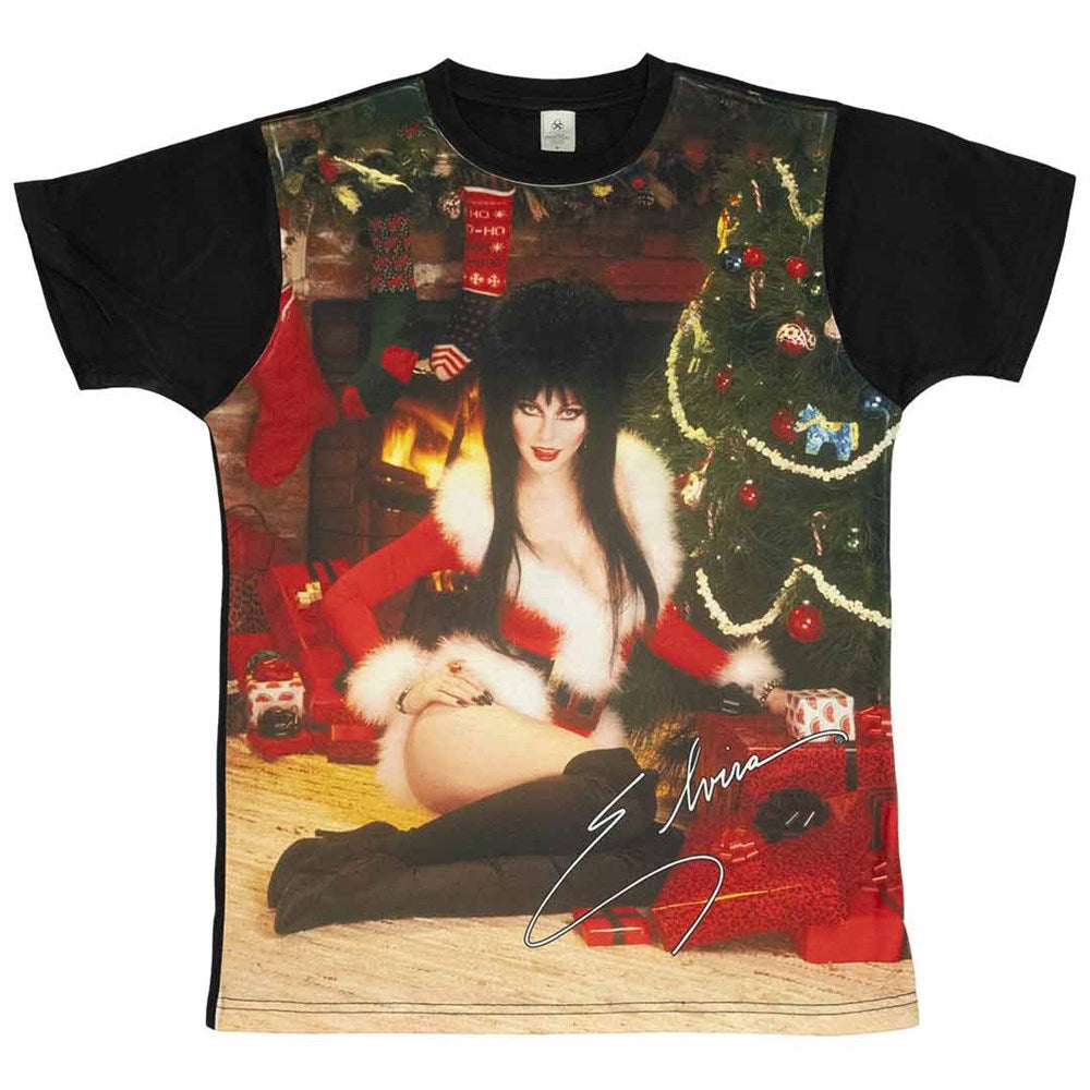 Elvira Santa Suit Photo Mens Sub T-shirt