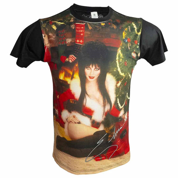 Elvira Santa Suit Photo Mens Sub T-shirt