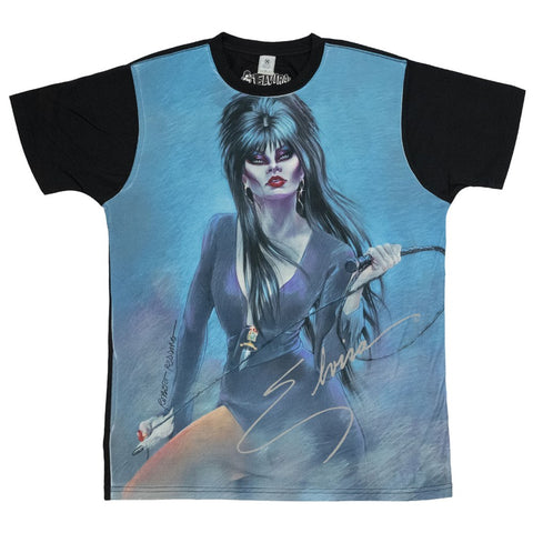 Elvira Robert Redding Whiplash Jumbo Print T-shirt