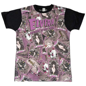 Elvira Tarot Cards Repeat Mens Sub T-shirt