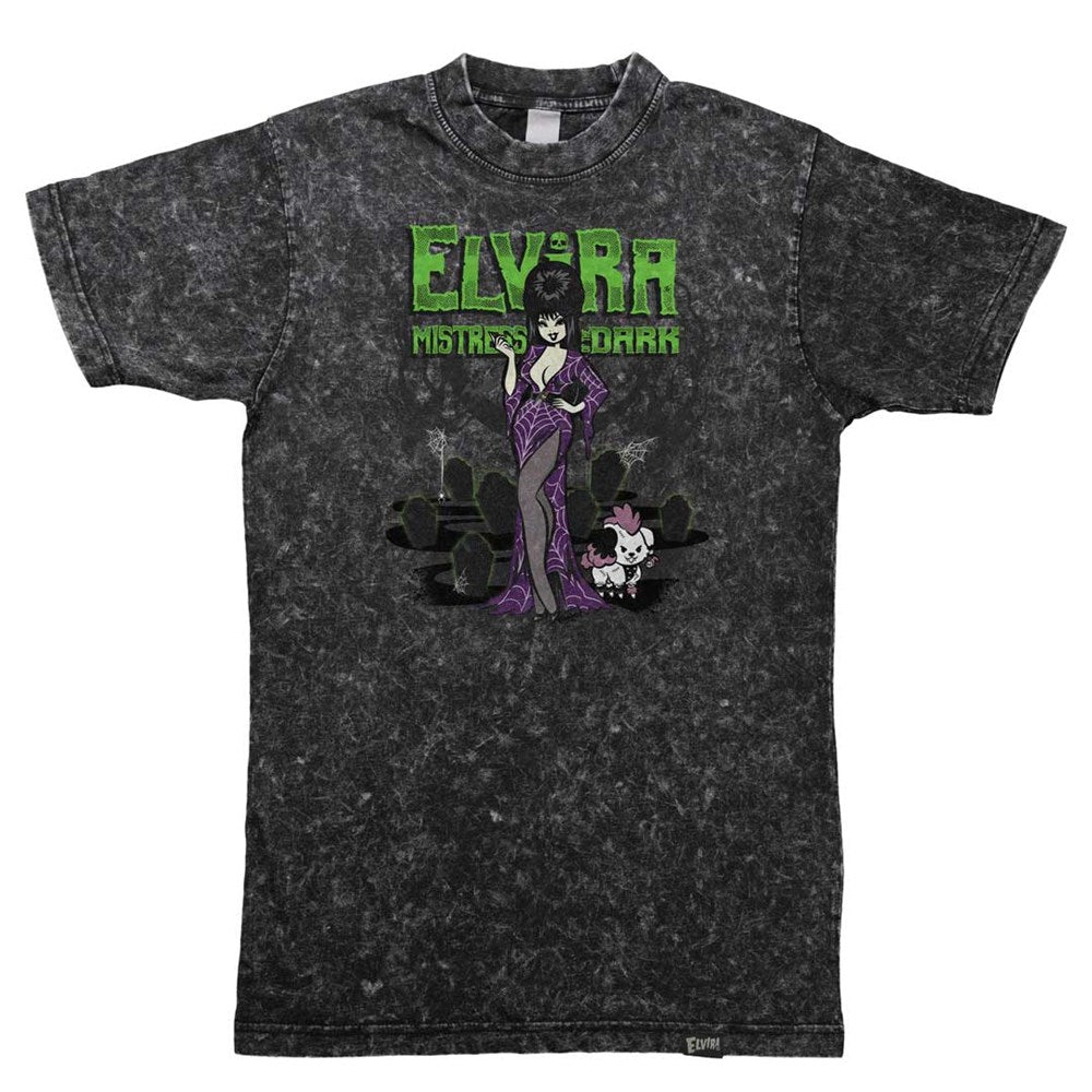 Elvira Viva Cemetery Mineral Black T-shirt