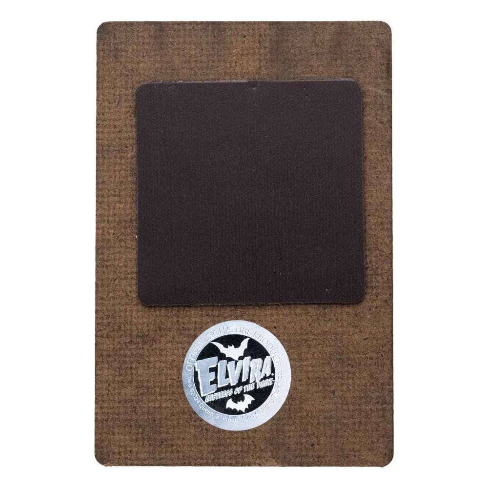 Elvira Curse Of Krampus Rectangle Magnet