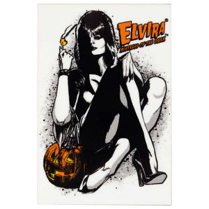 Elvira Comic Pumpkin Ignite Magnet