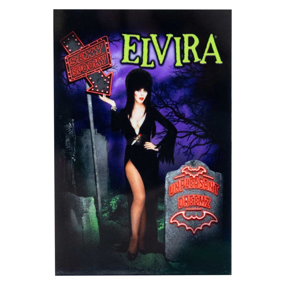 Elvira Beetle Sign Magnet