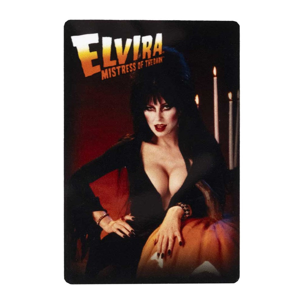 Elvira Halloween Pumpkin Magnet