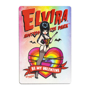 Elvira Be My Valentine Rainbow Magnet