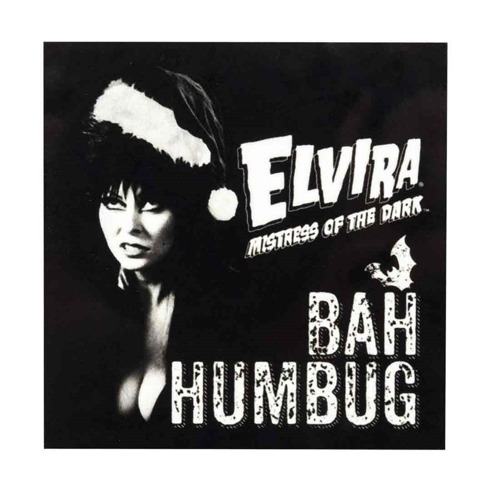 Elvira Bah Humbug Square Magnet