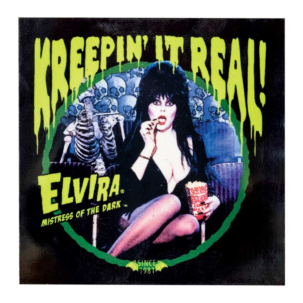 Elvira Kreepin It Real Square Magnet