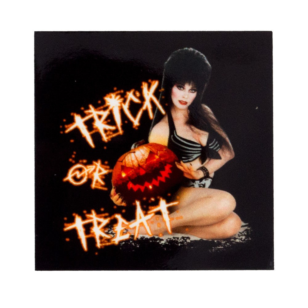 Elvira Trick Or Treat Spark Magnet