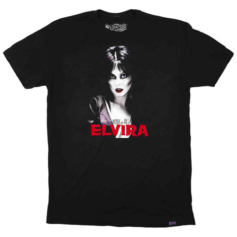 Elvirifier Mens Black T-shirt