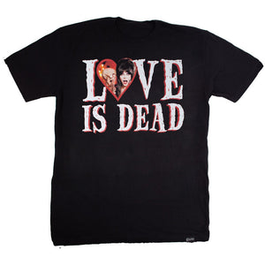 Elvira Love Is Dead Skeleton Mens Tshirt