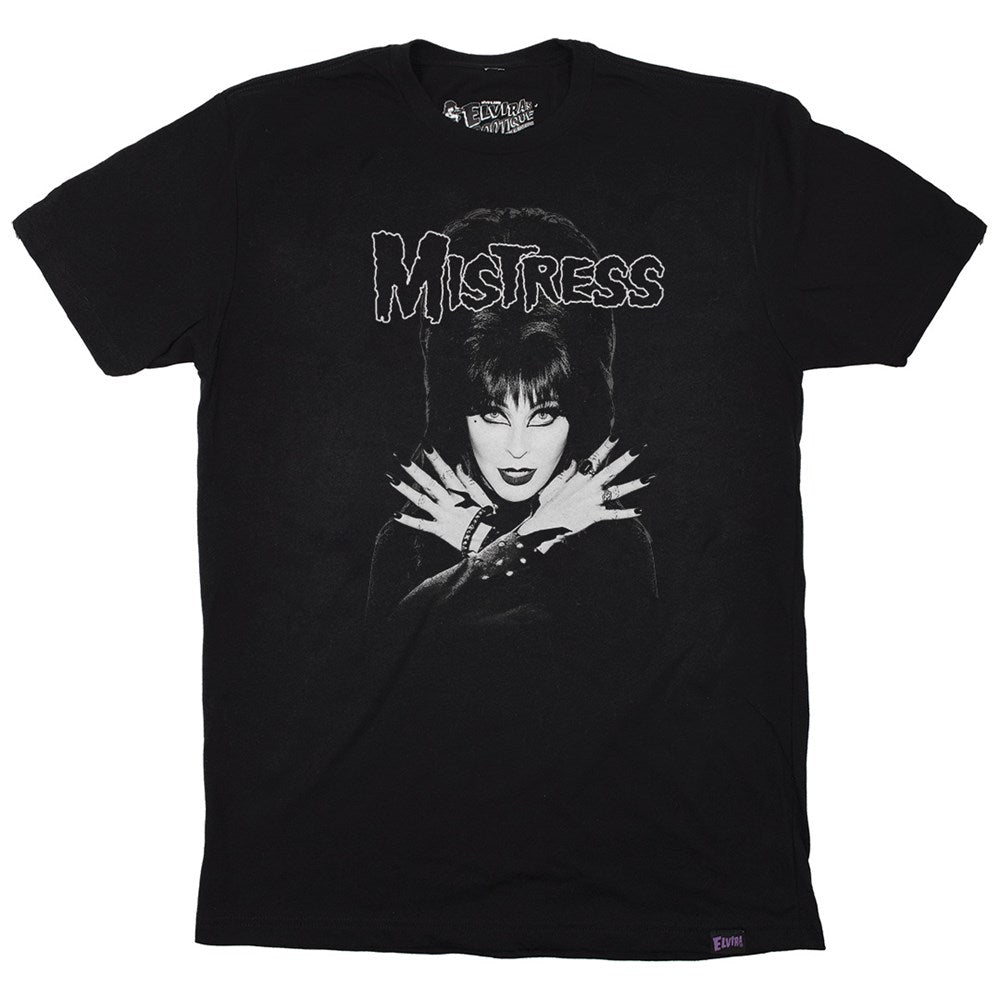 Elvira Mistress Fiend Black Tshirt