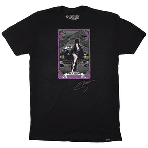 Elvira Tarot The Chariot Mens Black T-shirt