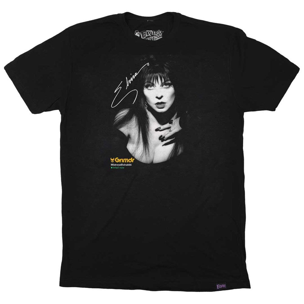 Elvira Grimdr Noir Men's Black T-shirt
