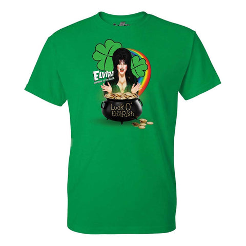 Elvira Pot O' Gold Green Mens Tshirt