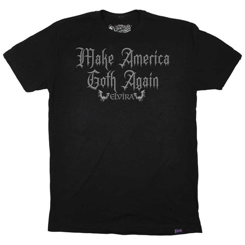 Elvira Make America Goth Again Bats Mens Tshirt