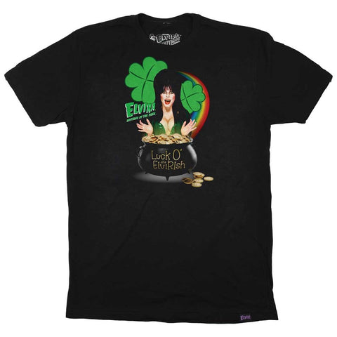 Elvira Pot O' Gold Black Tshirt