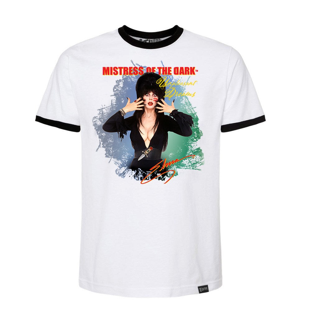 Elvira Charming Dreams Ringer Tshirt