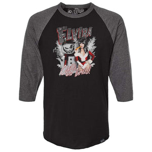 Elvira Chill N Thrills 3/4 Sleeve Raglan Shirt