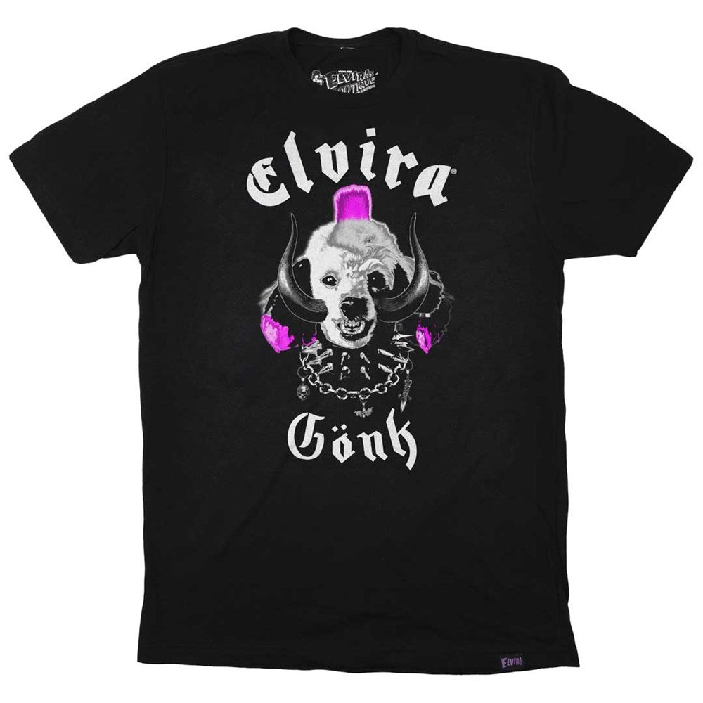 Elvira Snaggletooth Mens Black T-shirt