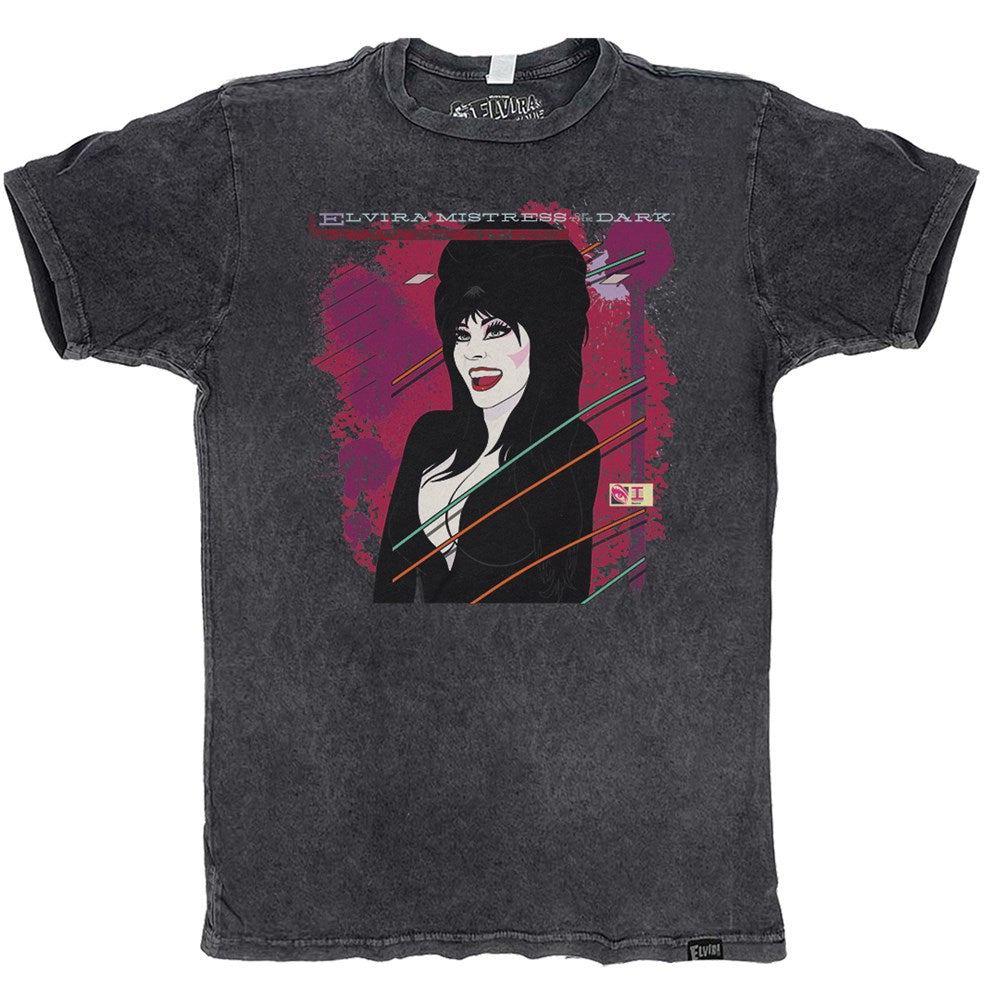 Elvira 80's Rio Vintage Black Tshirt