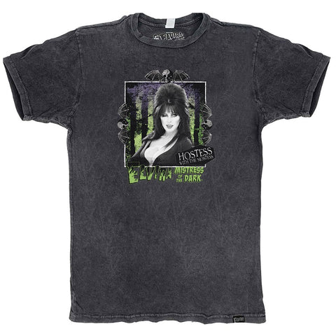 Elvira Beetle Portrait Vintage Black Tshirt