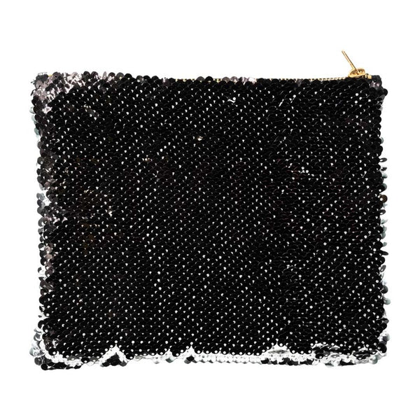 Elvira Hex Appeal Black Sequin Make Up Case