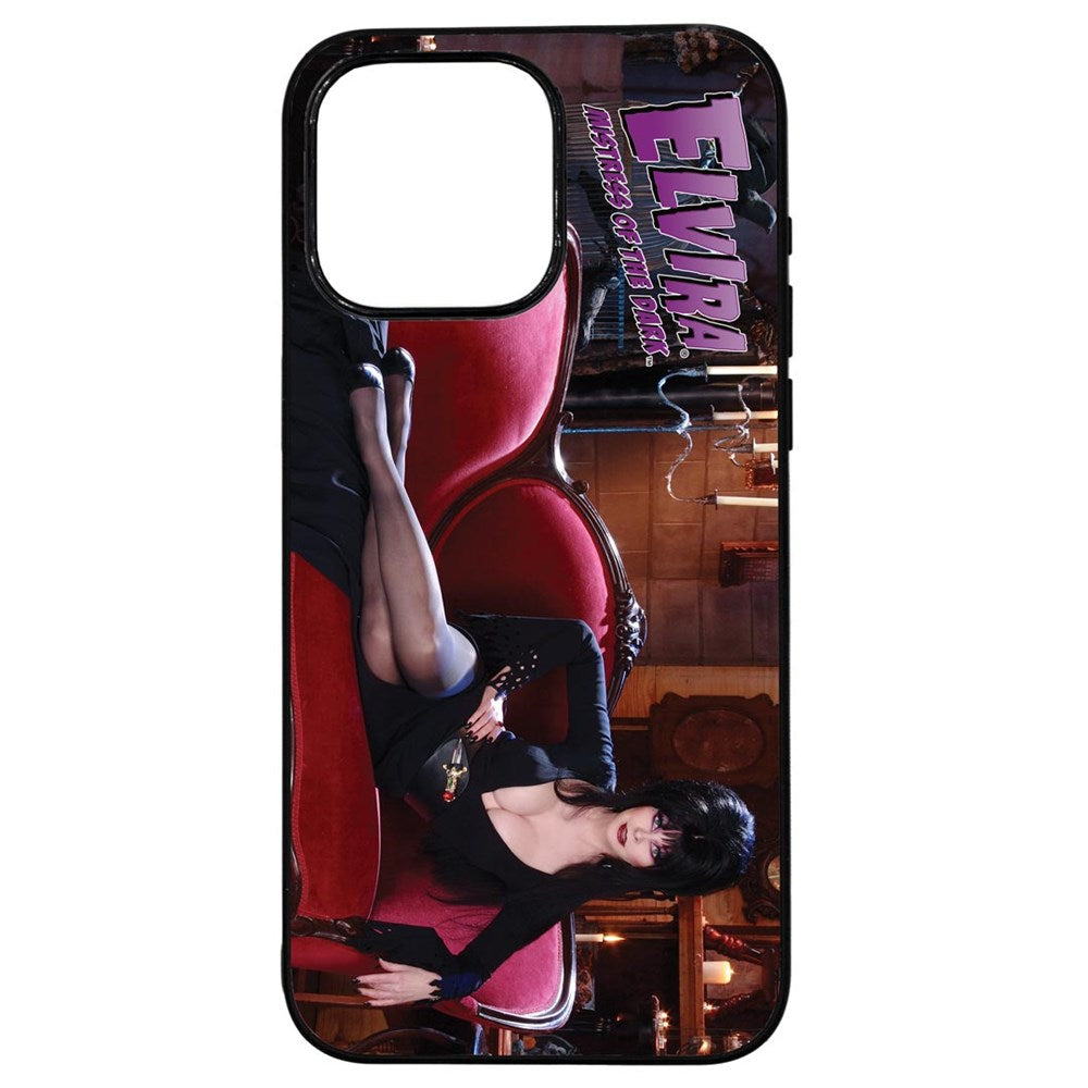 Elvira Couch Iphone Black Rubber Case