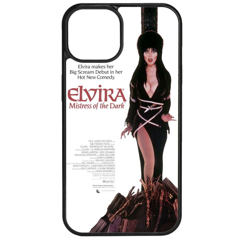 Elvira MOTD Movie Iphone Black Rubber Case