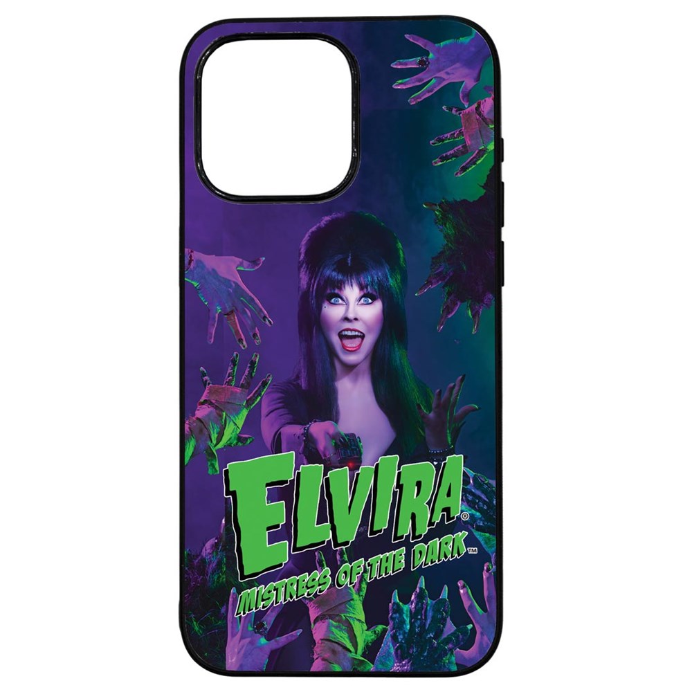 Elvira Monster Remote Iphone Black Rubber Case