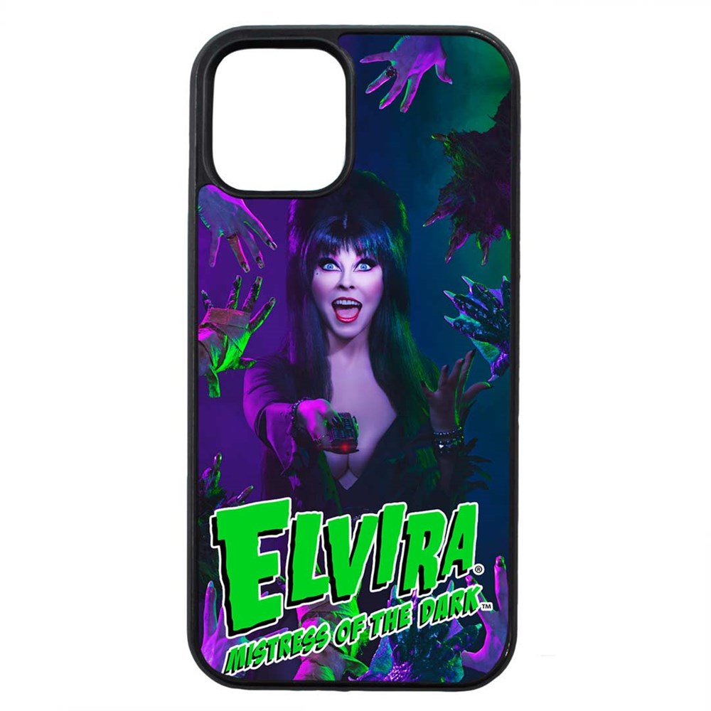 Elvira Monster Remote Iphone Black Rubber Case