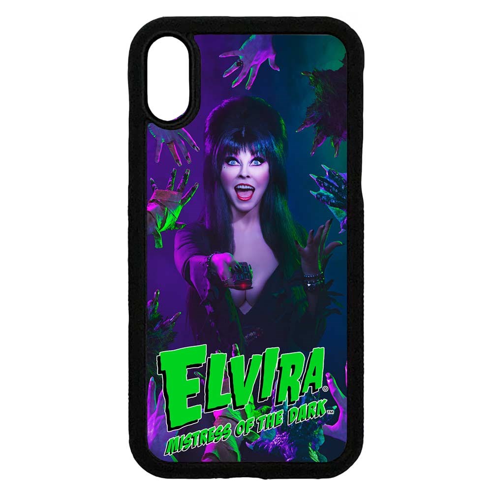 【elvira eva )iPhone XR Elvira Monster Remote Iphone Black Rubber Case