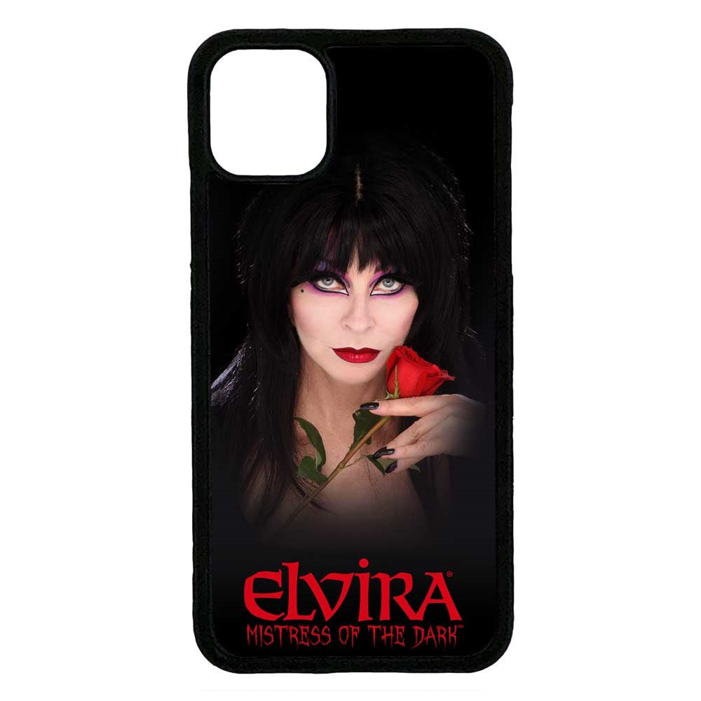 Elvira Rose Iphone Black Rubber Case