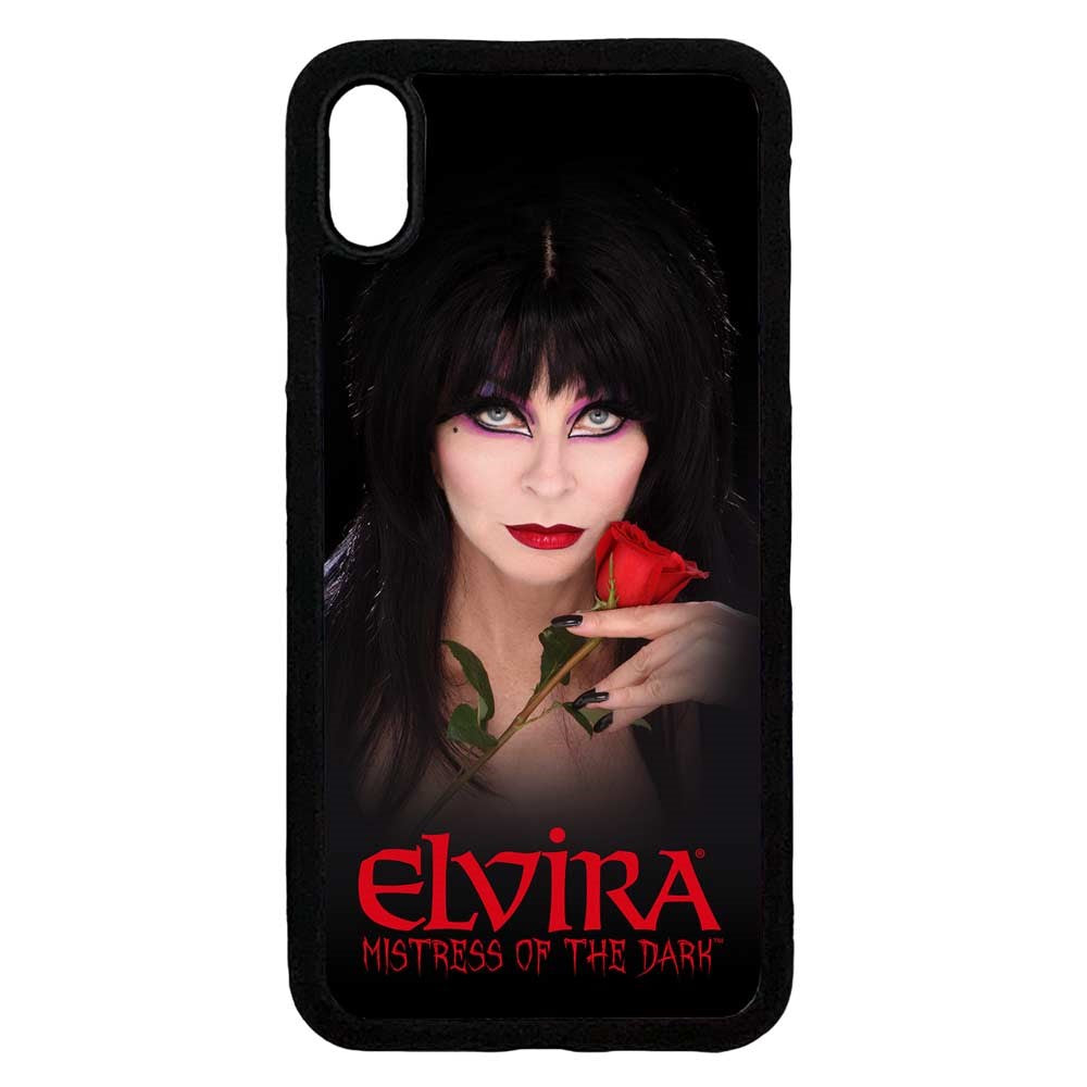 【elvira eva )iPhone XR Elvira Rose Iphone Black Rubber Case