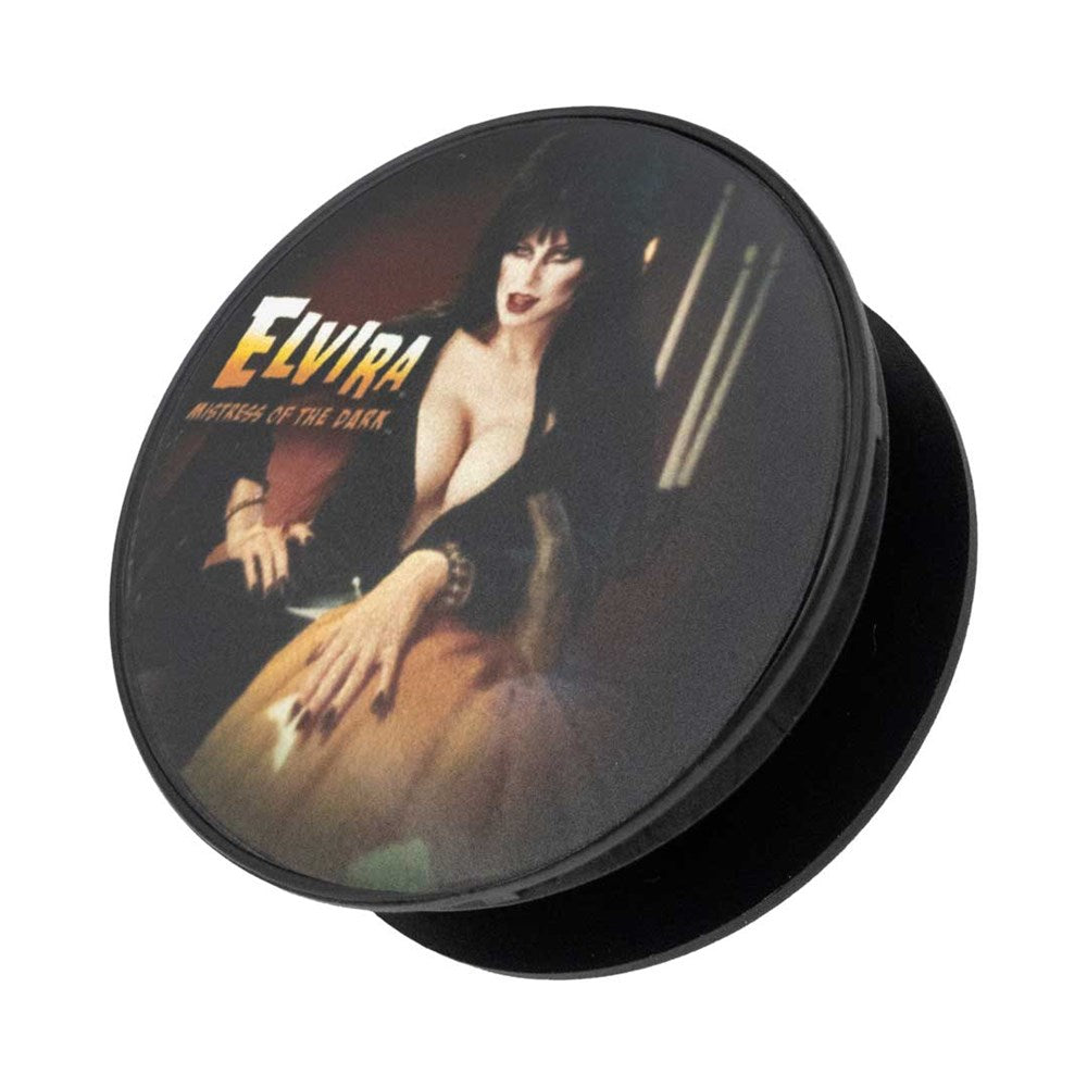 Elvira Halloween Pumpkin Round Phone Grip