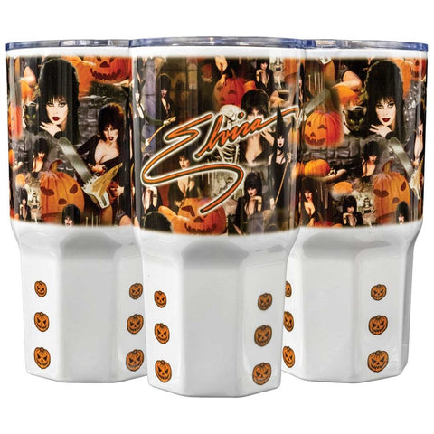 Elvira Halloween Photo Repeat Polar Tumbler