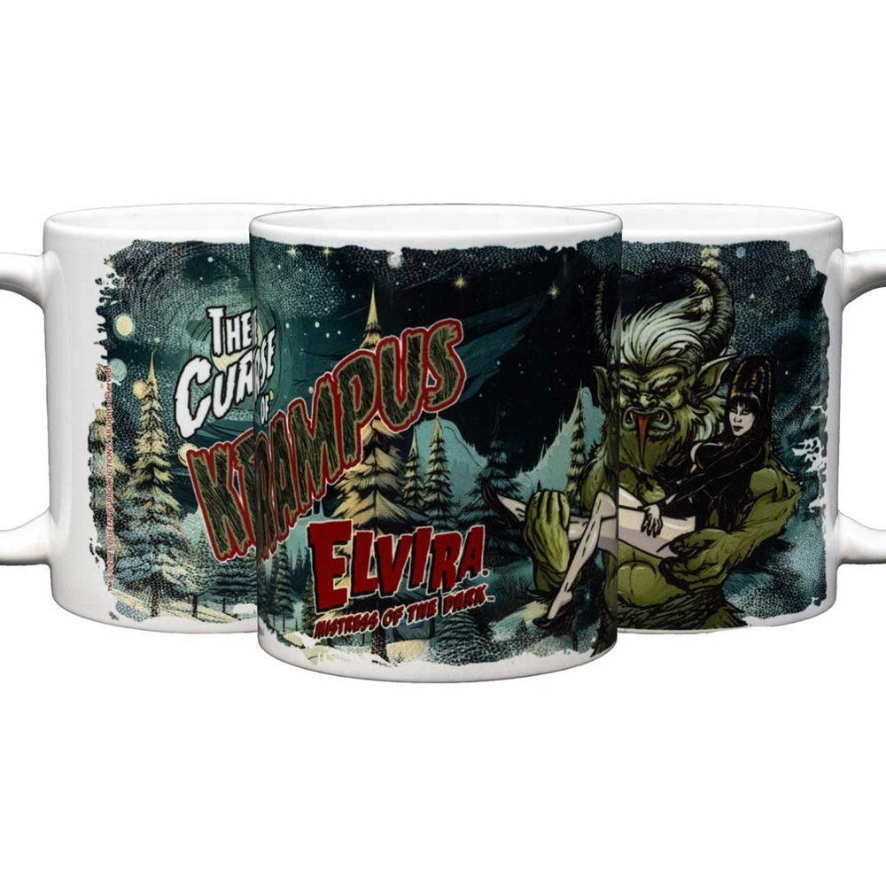 Elvira Curse Of Krampus Mug
