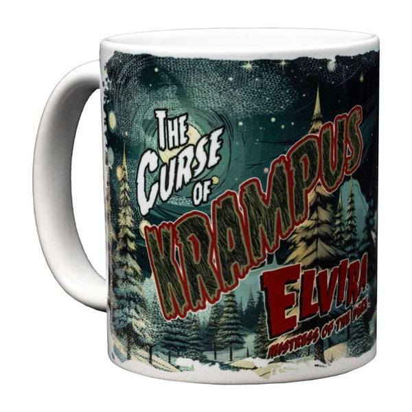 Elvira Curse Of Krampus Mug