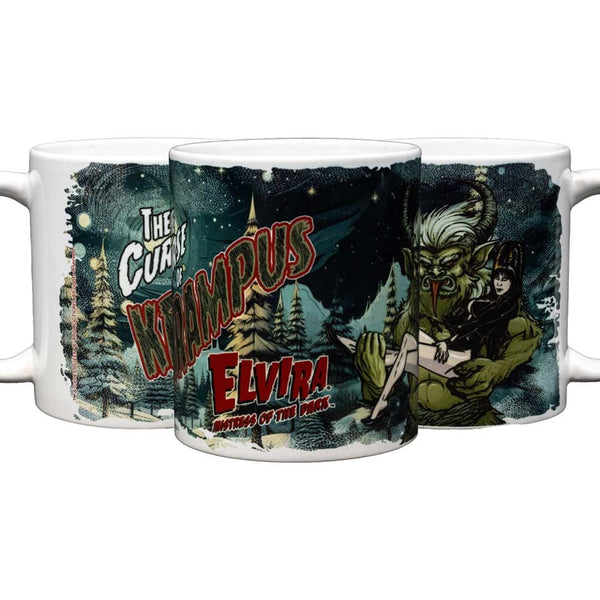 Elvira Curse Of Krampus Mug