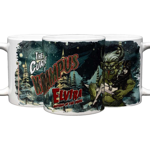 Elvira Curse Of Krampus Mug