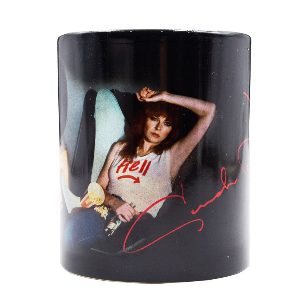 Cassandra Peterson TV Black Mug