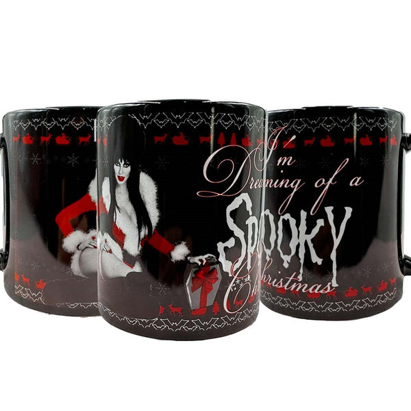 Elvira Dreaming Of A Spooky Xmas Mug