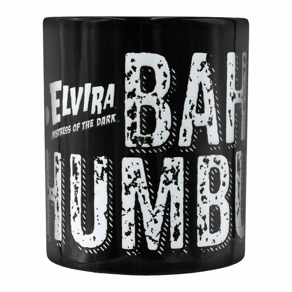 Elvira Bah Humbug Black Mug