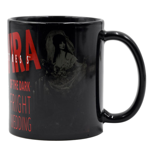 Elvira Fright Wedding Black Mug