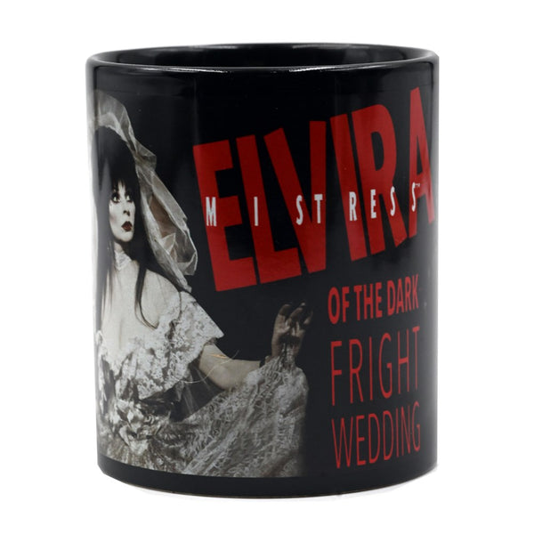 Elvira Fright Wedding Black Mug